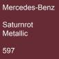 Preview: Mercedes-Benz, Saturnrot Metallic, 597.